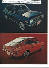 Original 1971 Datsun 1200 Sedan & Coupe vintage print ad: 