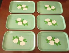 Lot of 6 Vintage Han-D TRAYS TV Dinners 14