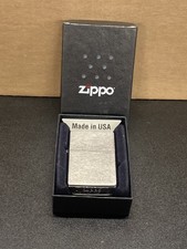 Zippo Brushed Chrome Windproof Lighter In Box J 16 2016 Unfired picture