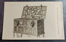 vtg postcard Bodleian Library Strong Box of Sir Thomas Bodley England unposted picture