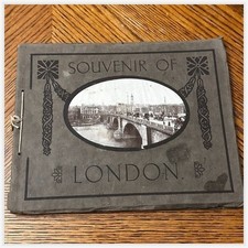 Edwardian London Photograph Folio c - Streetscape & Landmark Views Souvenir 1910 picture