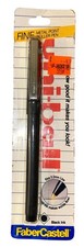 Uniball 1990s Black Fine Metal Point Roller Pen (1) NOS picture