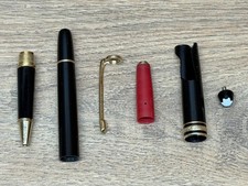 Montblanc Meisterstuck Vintage 163 Classic Black/Gold Rollerball Parts (Choose) picture