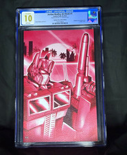 Fandom Finds Jordan Wadley Art Book #1 Optimus Vice Variant Cover CGC 10 picture