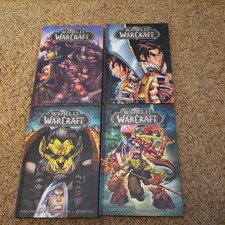 RARE 2018 World of Warcraft Books 1-4 HC (Blizzard Ent) Hardcover Comic Novel picture