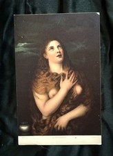 Antique 1900s ‘La Maddalena’ Firenze art postcard printed In Dresden Stengel Co picture