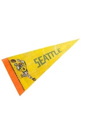 Vintage Small Seattle Football Pennant Sports 4” X 9” Baseball picture