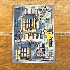 Pokémon TCG Meowth 144/128 Illustration Rare 30th Celebration NM picture