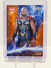 Topps 2025 Marvel Chrome Phase Four THOR #134 01/25 Serial ALPHA picture