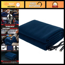 Heated Car Blanket - 12V Electric Travel Blanket for Car, Truck, SUV or RV - Por picture
