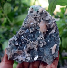 stilbite w/ chalcedony matrix minreals specimen o-10 picture