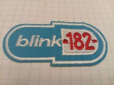 BLINK 182 Band Logo Sew on Embroidered Patch 😈 picture