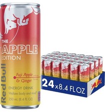 Red Bull Energy Drink, Fuji Apple & Ginger, Apple Edition 8.4 Fl oz (24 Cans) picture