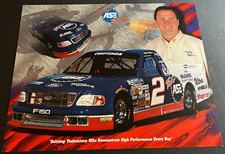 1999 Mike Wallace #2 ASE Ford F-150 - NASCAR Craftsman Truck Hero Card Handout picture