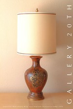 GORGEOUS HOLLYWOOD REGENCY CHINESE TABLE LAMP 50'S VTG MING MID CENTURY MODERN picture