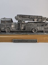 Michael Ricker American Tower Ladder Engine Fire Truck - Signed - 22/500 picture