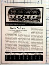 1991 Super Ford Magazine Pages TFS Iron Mikes Cylinder Heads Accel Weiand picture