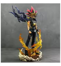 2025 28cm Yu-Gi-Oh Duel Monsters Yugi Muto GK PVC Figure Gift picture
