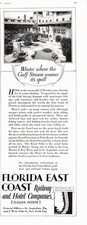 Florida East Coast Railway & Hotel Companies Flagler System 1927 Vtg Magazine Ad picture
