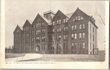YMCA Training School Building Springfield MA Undivided Back Vintage Postcard I30 picture