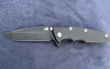 Hinderer Eklipse Battle Black Spanto w/ BB Textured Titanium Scale picture