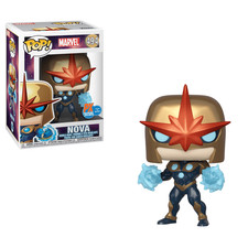 Funko Pop Marvel: Nova Prime #494 PX Previews Exclusive Metallic picture