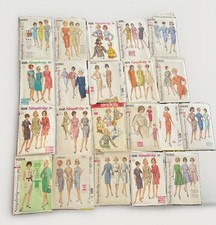 Vintage 1960s Sewing Pattern Lot 21 ( 11 UNCUT) Simplicity McCall's Dresses Tops picture