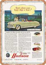 METAL SIGN - 1949 Hudson Convertible 2 Vintage Ad picture