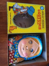 Vintage 1970s  Holly Hobbie Halloween Costume Mask Boxed Intact Cellophane picture