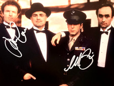 Al Pacino, James Caan Signed (GODFATHER) 8x10 GENUINE Authentic Autographs w/COA picture