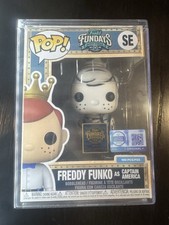 Funko Fundays 2026 Freddy Funko as Captain America LE 100 MARVEL SKETCH MYTHIC picture