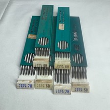 Vintage Berol Turquoise Eagle 2375 6H, 7H, 6B, 5B Drawing Lead, 6 Tubes Drafting picture