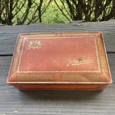 Antique 1920s Johnston's Chocolates Candy Tin Box picture