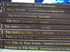 History Channel Club Civil War Hardcover Book Lot - 9 Volumes Militaria picture