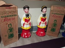 Vintage Empire Christmas Blow Mold Choir Boy & Girl 30