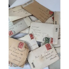 WWI Era Censor Opened Letters Lot of 5 most 1917 to Evanston IL Military picture