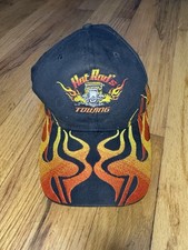 Harley-Davidson Hot Rod Touring Flame Design Black Baseball Cap Hat picture