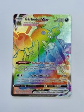 Pokémon TCG Garbodor VMAX 216/203 Rainbow Secret Rare Chilling Reign Full Art NM picture