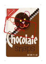 Retro NABISCO CHOCOLATE SNAPS COOKIES Is NOT FOOD it's a Fridge Magnet 4x6 picture