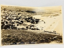 RPPC Ensenada Baja Cal  Mexico Birds Eye View Bram Fot 6 AZO Postcard 1920s picture