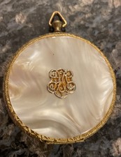 Vtg 60’s Estee Lauder Mother of Pearl Compact  picture
