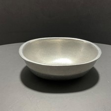 Vintage Carson Pewter Oval Bowl Dish Made in USA Pennsylvania HTF picture