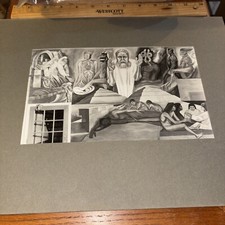 Vintage Jose Clemente Orozco Coming of Quetzalcoatl Dartmouth Library Photo picture