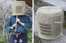 Japanese Edo Monk Hat Genuine Komuso Kasa Samurai Handmade By Craftsmen Japan picture