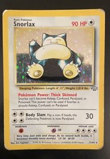 Snorlax 11/64 Jungle Holo Rare Unlimited 90 HP English Pokémon TCG 1999 picture