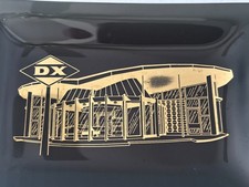 Vintage 1960s Sunray DX Oil Company Service Station Advertising Glass Tray picture