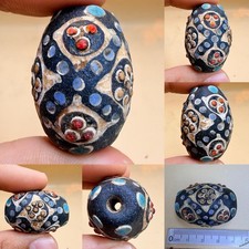 Very Old Lovely Rare Roman Mosaic Glass Lovely Rare Bead picture