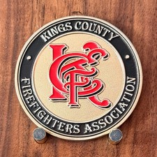 Kings County Firefighters Association Memorial Challenge Coin  M#17 picture