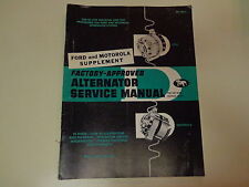 Alternator Service Manual 1962 Automotive Repair Ford and Motorola picture