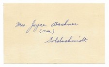 Joyce Bachner Vintage Signed 3x5 Card 1940's 50's Equestrian Champion (A) picture